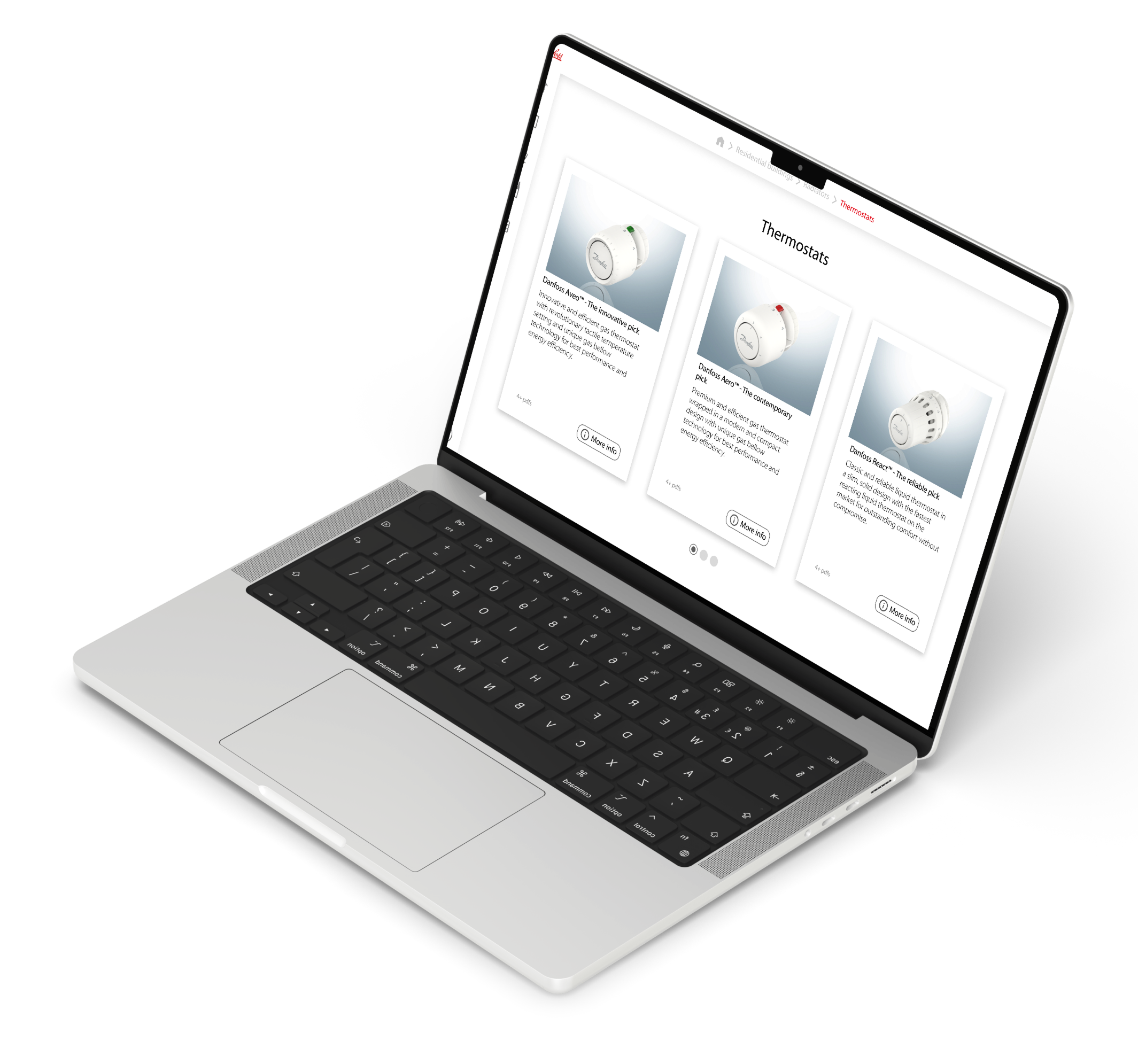 project mockup on macbook